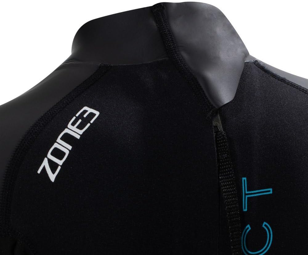 Zone3 Junior Aspect Brustschwimmen Neoprenanzug mit Reissverschluss hinten Back Zip - Schwarz - Easy