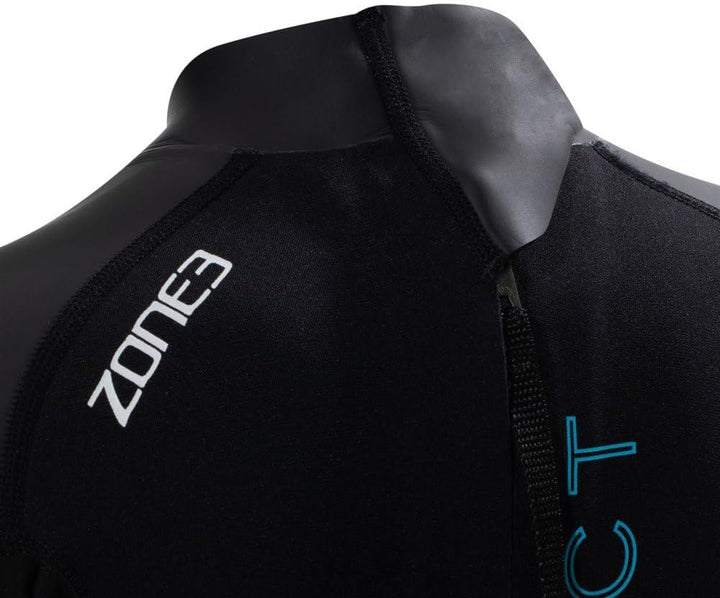 Zone3 Junior Aspect Brustschwimmen Neoprenanzug mit Reissverschluss hinten Back Zip - Schwarz - Easy
