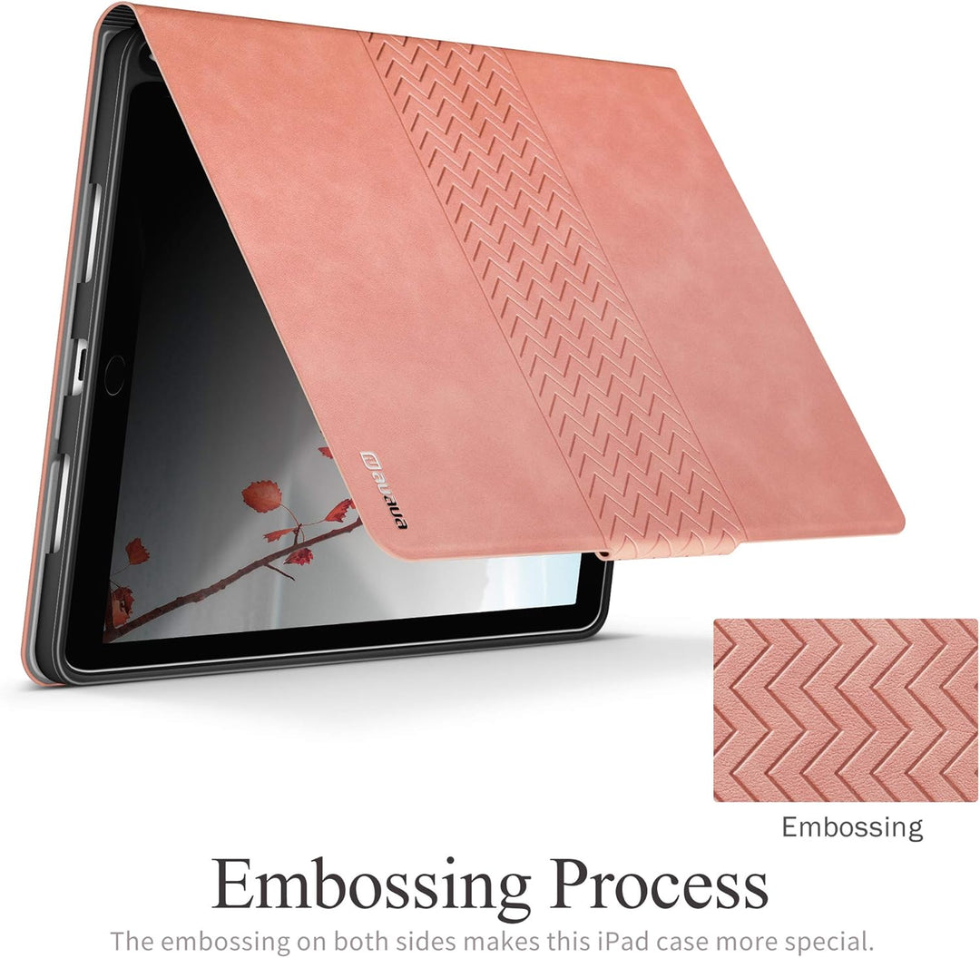 AUAUA Hülle für iPad Air 3 2019/iPad Pro 10.5 2017 mit Apple Stifthalter PU Leder Auto Schlaf/Wach F