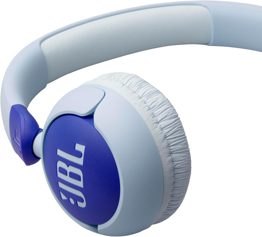 JBL Junior 320, On-Ear-Kopfhörer mit Kabel und eingebautem Mikrofon für Kinder, JBL Safe Sound, nied