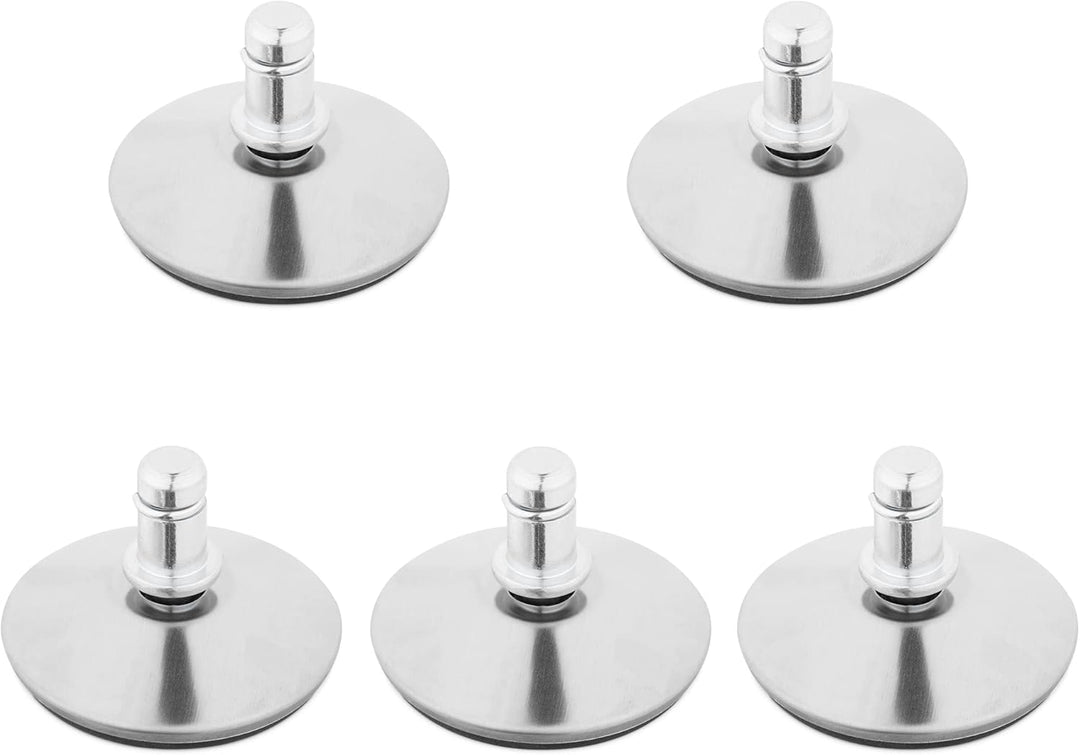 kwmobile Bürostuhl Gleiter 5er Set - Bodengleiter für Schreibtischstuhl 11mm x 22mm - Drehstuhl Füss