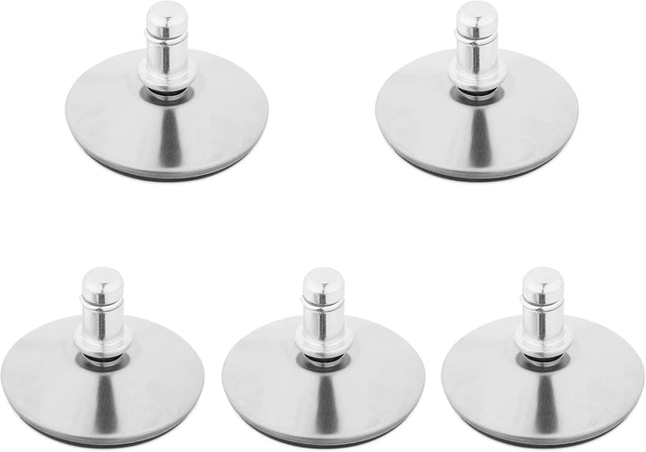 kwmobile Bürostuhl Gleiter 5er Set - Bodengleiter für Schreibtischstuhl 11mm x 22mm - Drehstuhl Füss