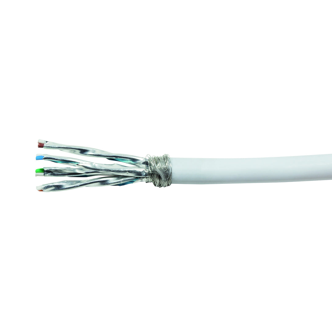 LogiLink Professional CPV0042 Bulk Patchkabel S/FTP Cat.7 Kupfer (Cu) PrimeLine, LSZH weiss, 305m, 3