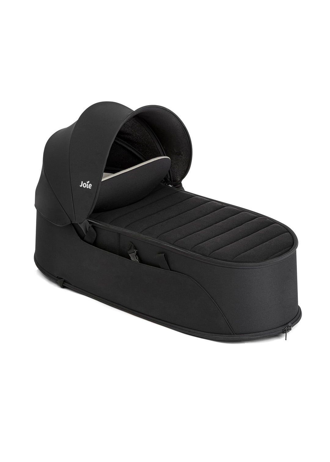Joie Softtragetasche – Leichte Babytragetasche mit Flacher Liegeposition, Abnehmbarer Sonnenblende &