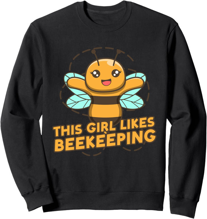 Mädchen mag Imkerei Nettes Bienen-Design Natur Sweatshirt