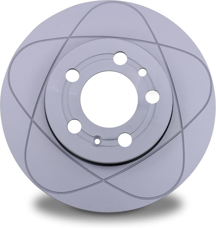 ATE Bremsenset Vorderachse inkl. PowerDisc Bremsscheiben Ø 256 mm belüftet und Ceramic Bremsbeläge v