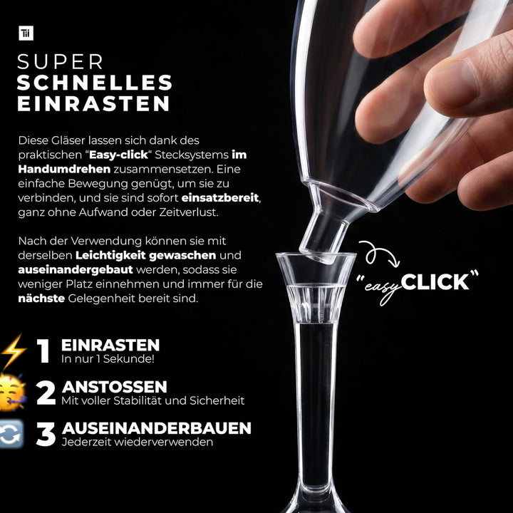 TUNDRA ICE INTERNATIONAL - Packung mit 60 Weingläsern, US WASSER & RI USA LICHT 140 ml. BPA-frei, WI