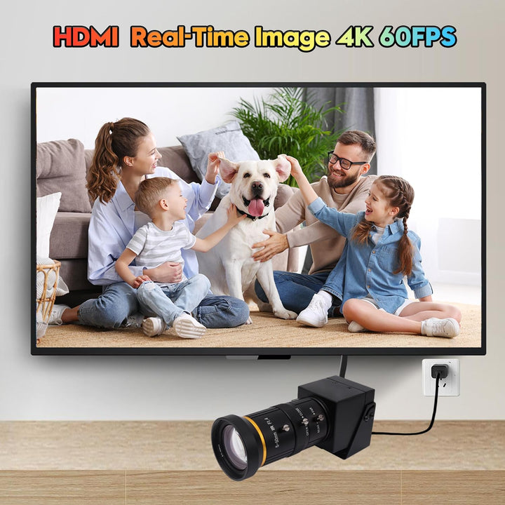 Svpro 4K 60fps HDMI USB Kamera Manueller Zoom Streaming Webcam USB3.0 Externe Computerkamera mit CS