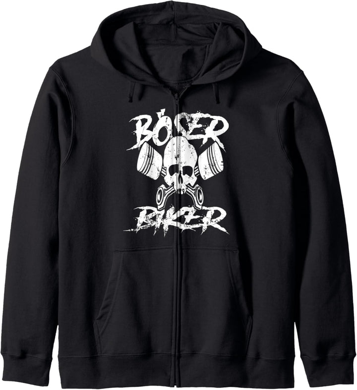 Motorradfahrer Motorrad Biker Treff Dirt Bike - Böser Biker Kapuzenjacke