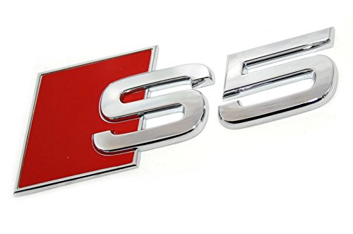 Audi Schriftzug S5 Original A5 Tuning Emblem Heckklappe Variante S Chrom