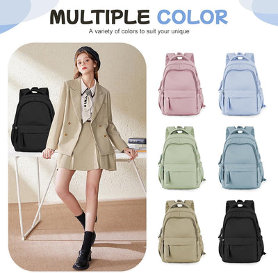 Schulrucksack Damen,Causal Schultasche Mädchen Teenager, Laptop Rucksack Damen Schulmädchen Casual T