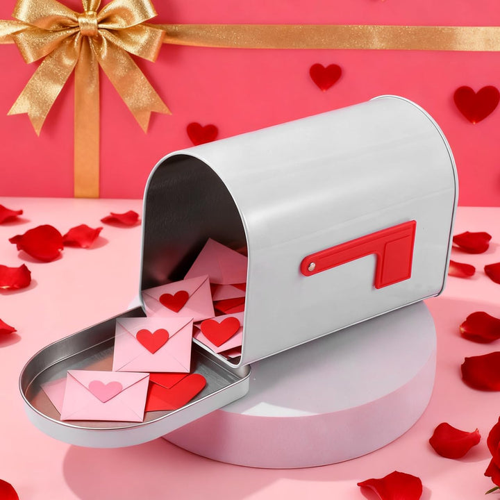 1 PCS Amerikanischer Briefkasten Klein, Mailbox Kinder Spielhaus Zubehör Set, Mini Postkasten aus We
