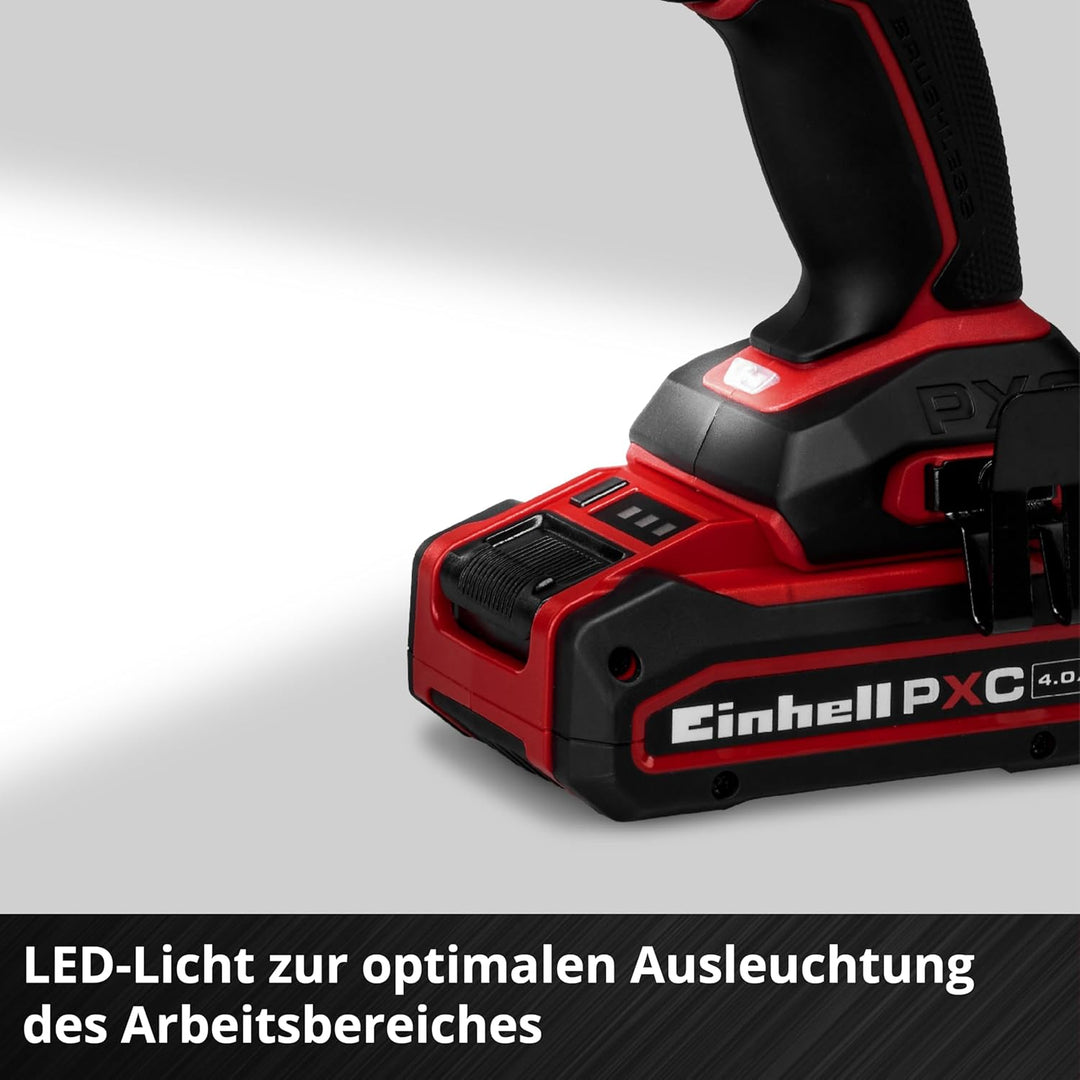 Einhell Professional Akku-Bohrschrauber TP-CD 18/70-C Li BL - Solo Power X-Change (18 V, Brushless,