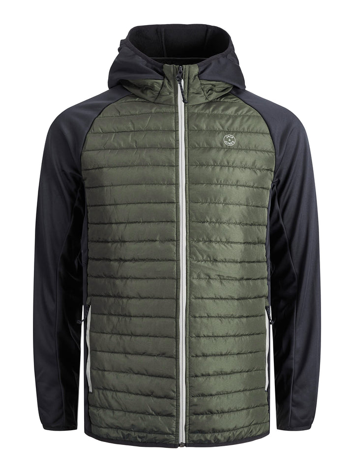 JACK & JONES Male Hybridjacke Hybridjacke L Forest Night/w. Black, L Forest Night/w. Black