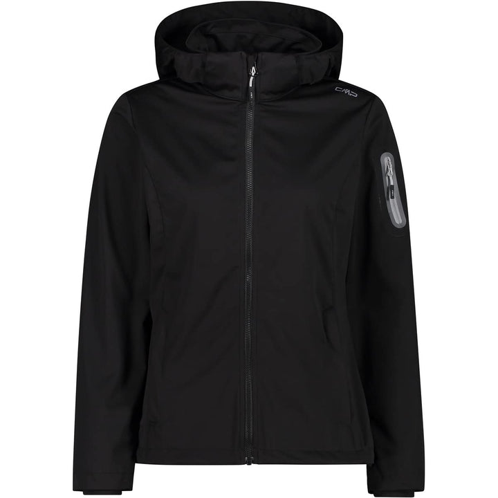CMP Damen Light Softshell Jacke Softshelljacke Outdoorjacke 34 Schwarz, 34 Schwarz