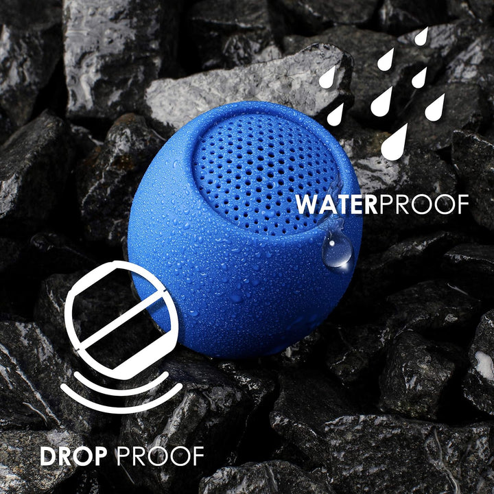 Boompods Zero Mini Bluetooth Lautsprecher - tragbarer Outdoor Lautsprecher, IPX6 Wasserschutz & 5 St