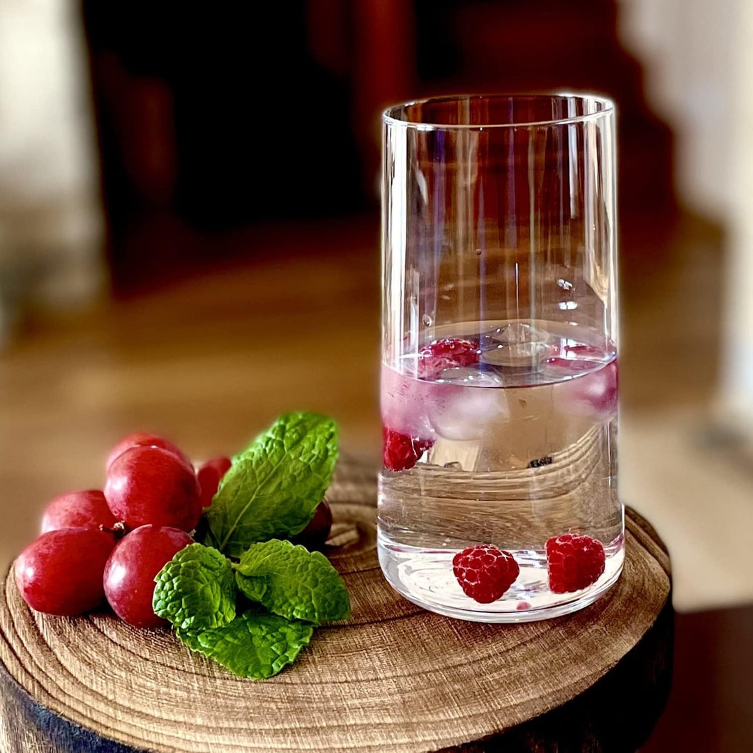 KIAPPO Set mit 24 Gläsern Avant-Grande mit Fassungsvermögen 540 ml hohe Gläser für Wasser und kalte
