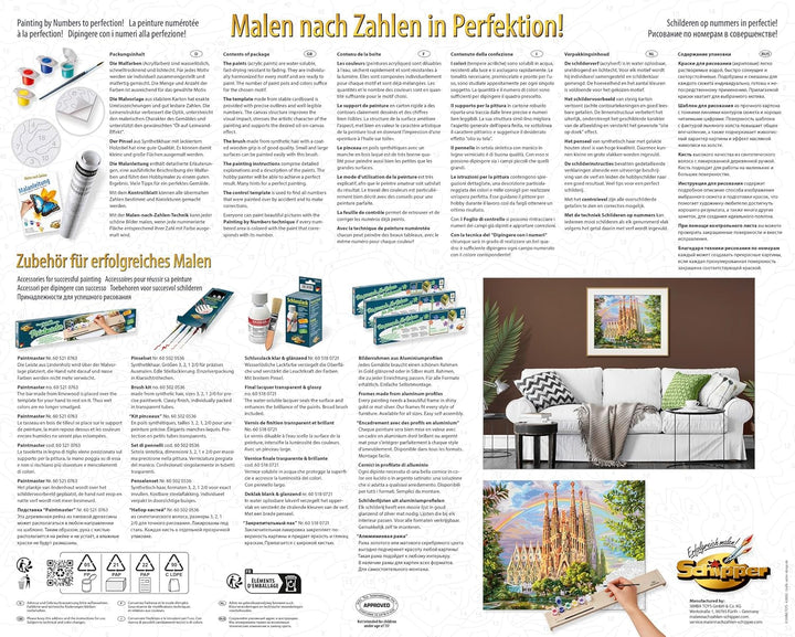 Schipper 609130914 Malen nach Zahlen – Sagrada Familia - Bilder malen für Erwachsene, inklusive Pins