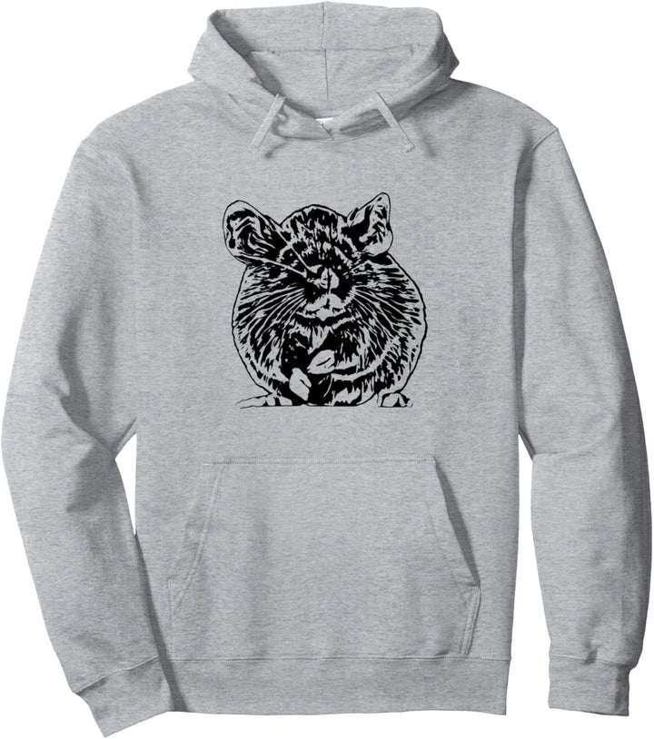 Ratten Motiv süsse Ratte Nagetier Käse Haustier Ratte Pullover Hoodie