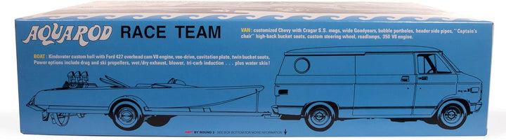 AMT Aqua Rod Race Team 1975 Chevy Van, Rennboot und Anhänger im Massstab 1:25