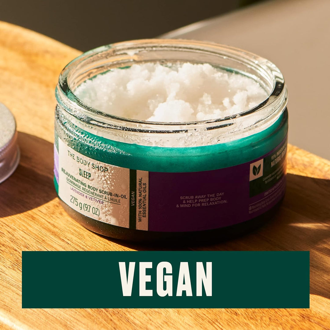 The Body Shop Sleep Rejuvenating Body Scrub-In-Oil 275 g Korn Körperpeeling für den Körper, Peeling,