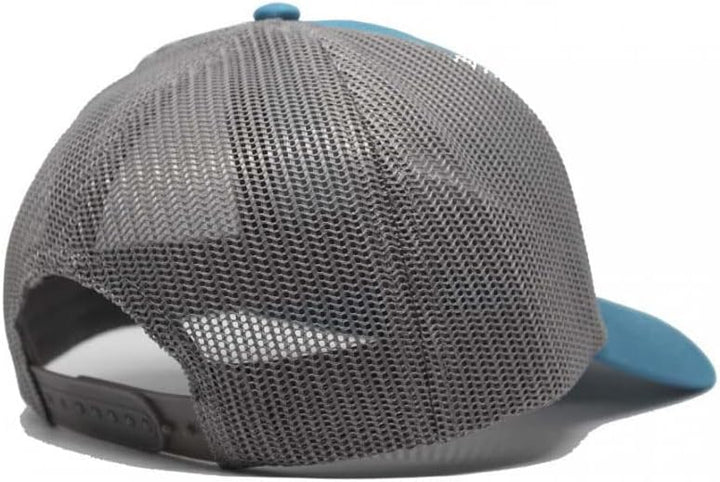 SURF MONKEY Trucker Cap mit 5 Paneelen mit Netzstoff für Jungen / Mädchen - Cap 6-12 Jahre Blau/Grau