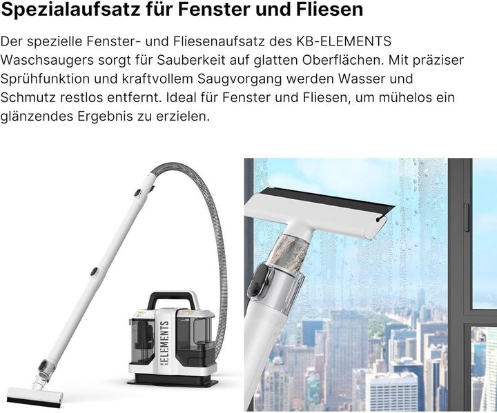 Polsterreiniger gerät - Waschsauger, Teppichreiniger, Sofa Reiniger gerät, Fleckenreiniger, Fensterr