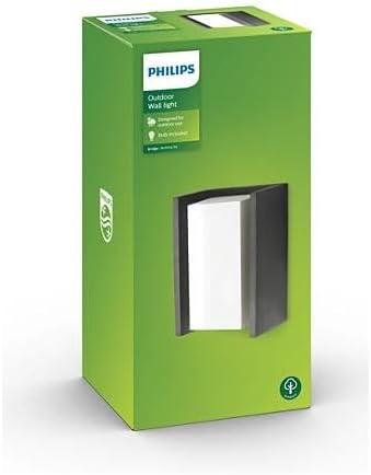 Philips myGarden Bridge Wegeleuchte, 14W, Anthrazit Wandleuchte Single, Wandleuchte Single