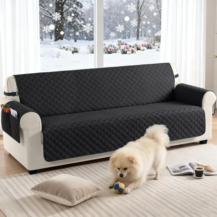 TAOCOCO Sofa Überzug, Sofabezug Wasserdicht Mit Gummiband，Wohnzimmer Anti-Rutsch Gepolsterter Sofasc