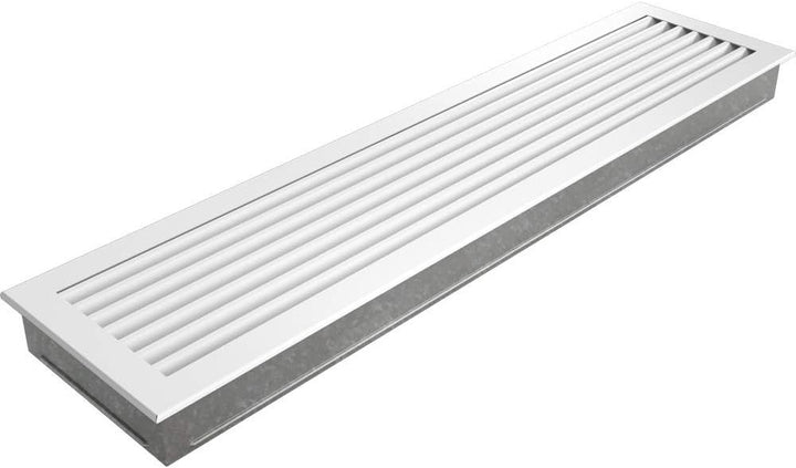 KRATKI Lüftungsgitter Kamingitter Fresh 17cm x 70cm Weiss 17 x 70 cm Weiss, 17 x 70 cm Weiss