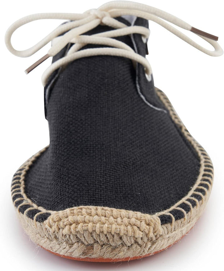 Alexis Leroy Lace Up Herren Espadrilles 41 EU Schwarz 22ss, 41 EU Schwarz 22ss