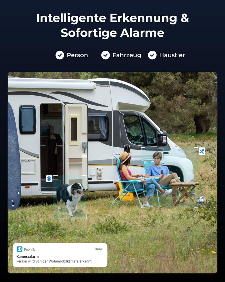 Reolink 3G/4G LTE PTZ Solar Überwachungskamera mit SIM-Karte, Auto-Tracking & Auto-Zoom, Dual-Lens,