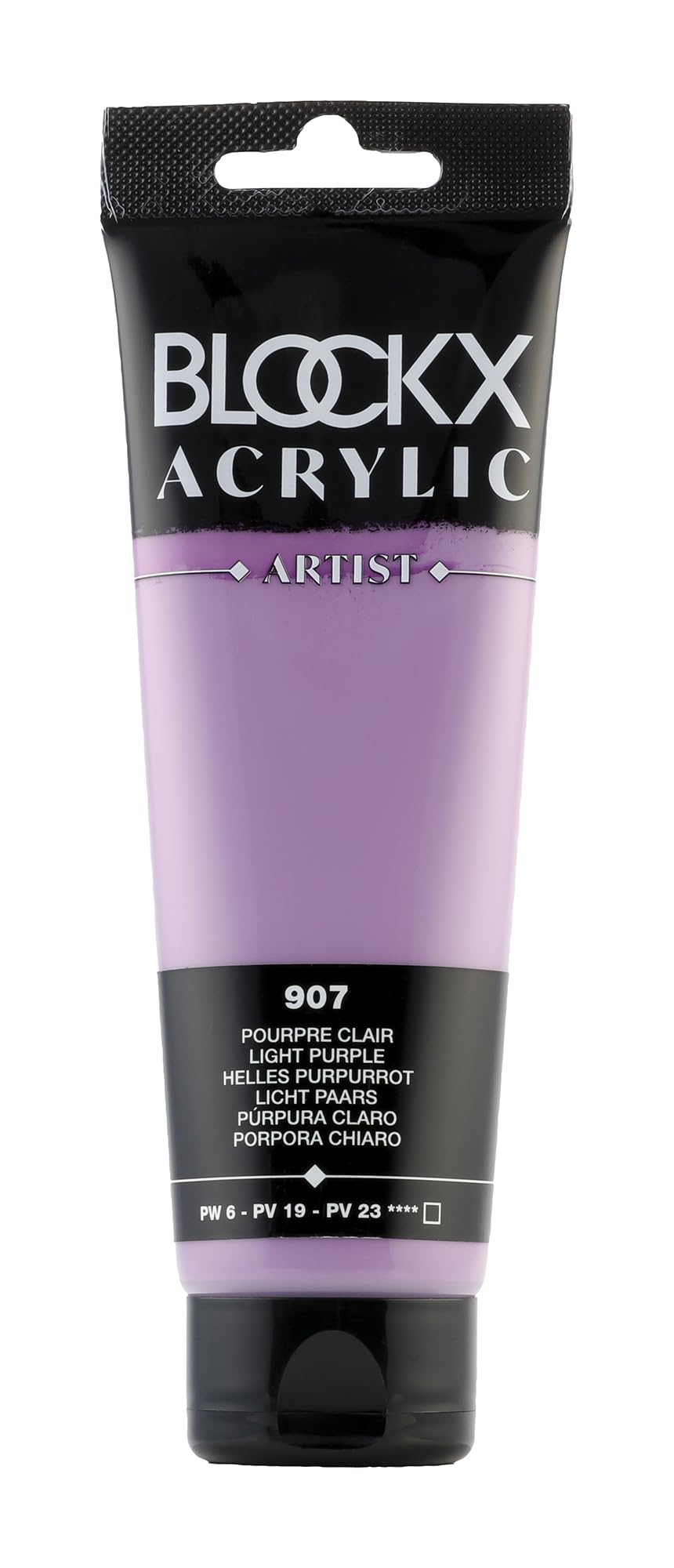 Blockx 60907BXC - Tube 120ml, feine Acrylfarbe, Acrylic Artist, deckend und satiniert, PW 6 PV 19 PV