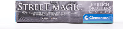 Clementoni 59299 Ehrlich Brothers Street Magic, Zauberkasten für Kinder ab 8 Jahren, magisches Equip