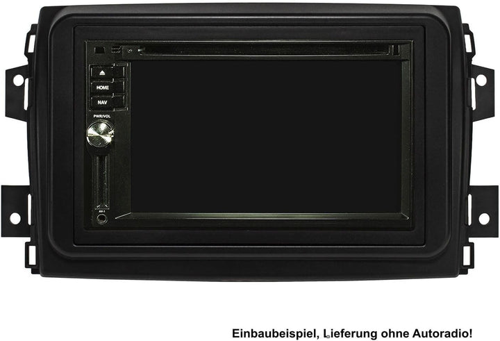 tomzz Audio 2414-101-3 Doppel DIN Radioblende kompatibel mit FIAT Ducato Serie 8 ab 2021 schwarz Chi