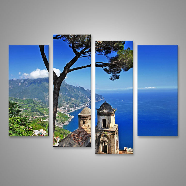 islandburner Bild Bilder auf Leinwand malerisches Italien - Ravello, Amalfi-Küste Wandbild, Poster,