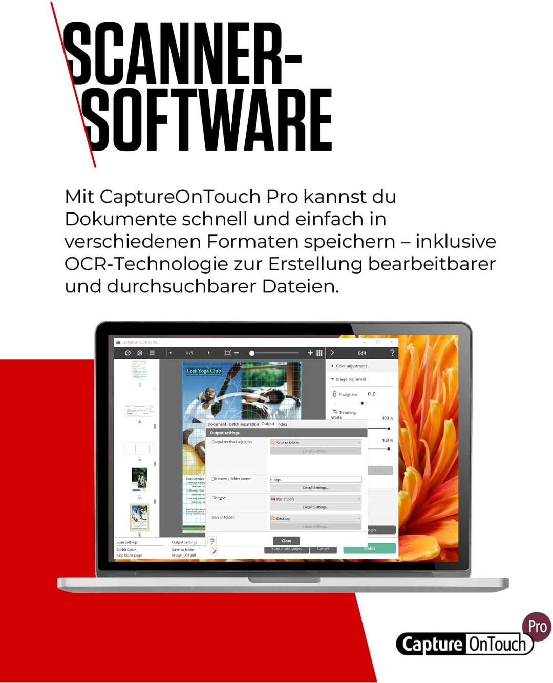 Canon DR-C225 II - imageFORMULA Dokumentenscanner (Duplex, Einzug, Farbe, 600dpi, 25 Seiten/Min, PDF