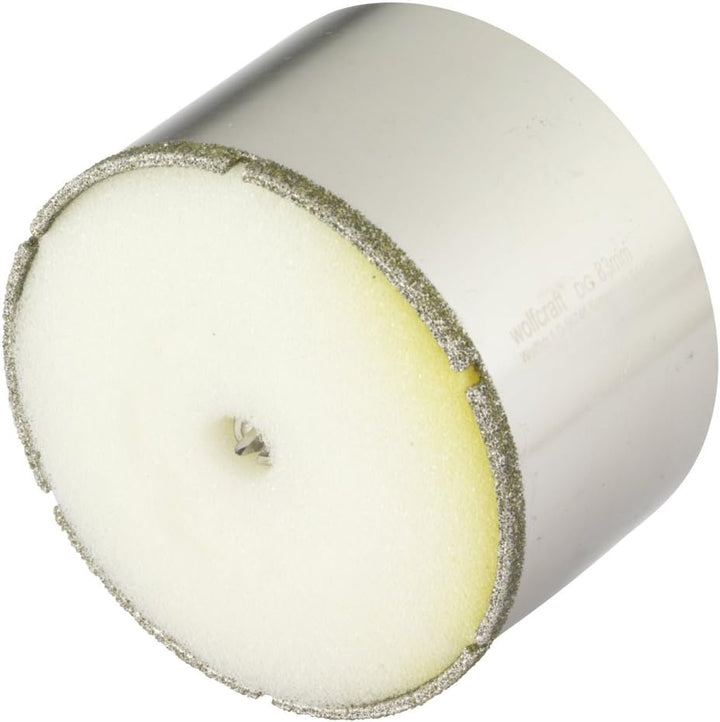 wolfcraft Ceramic Diamant-Lochsäge 5933000 – Bohrkrone inkl. Zentrierbohrer für den Akkuschrauber –