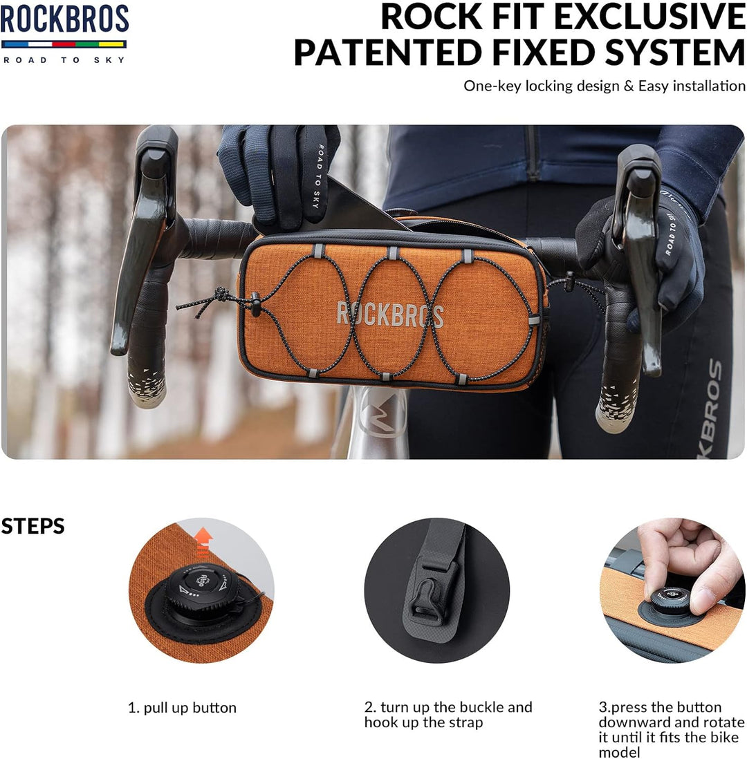 ROCKBROS Road-to-Sky Lenkertasche Fahrrad Tasche Selbstentworfene Fahrradtasche Wasserabweisende Ref