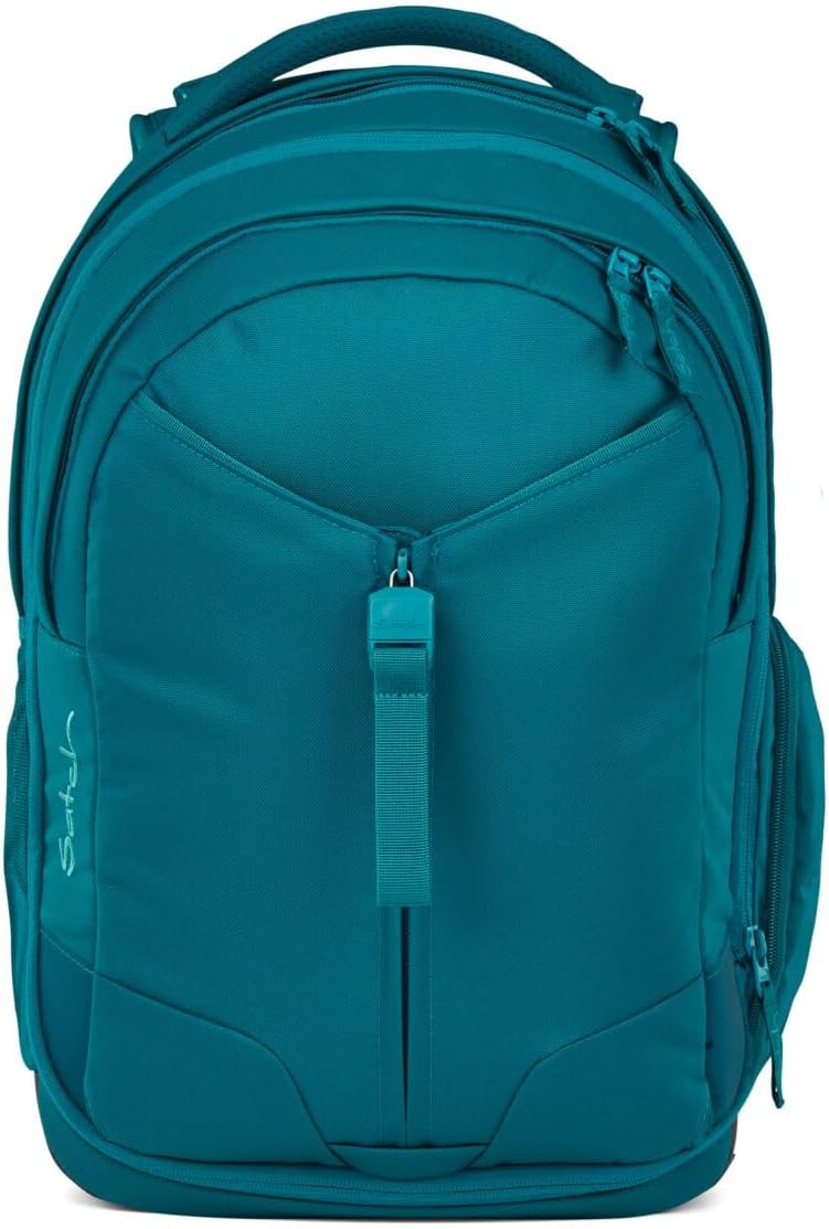 Satch Match Schulrucksack Set 3tlg. inkl. Schlamperbox und Sporttasche Deep Petrol, Deep Petrol