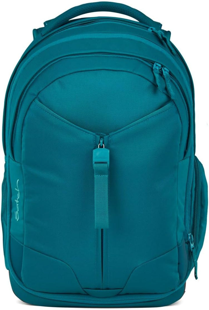 Satch Match Schulrucksack Set 3tlg. inkl. Schlamperbox und Sporttasche Deep Petrol, Deep Petrol