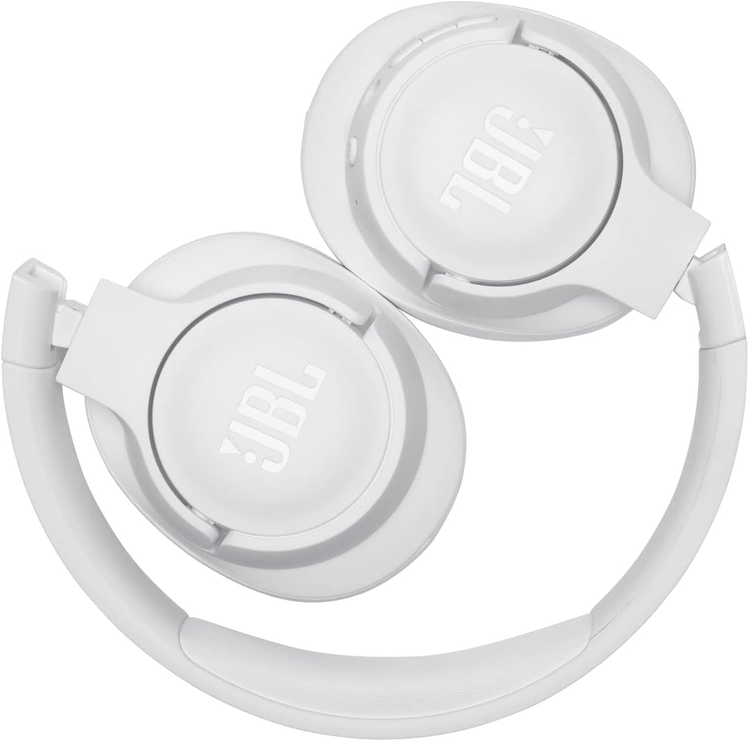 JBL Tune 710 BT – Faltbare Bluetooth Over-Ear Kopfhörer - Weiss – Kabellose Ohrhörer mit JBL Pure Ba