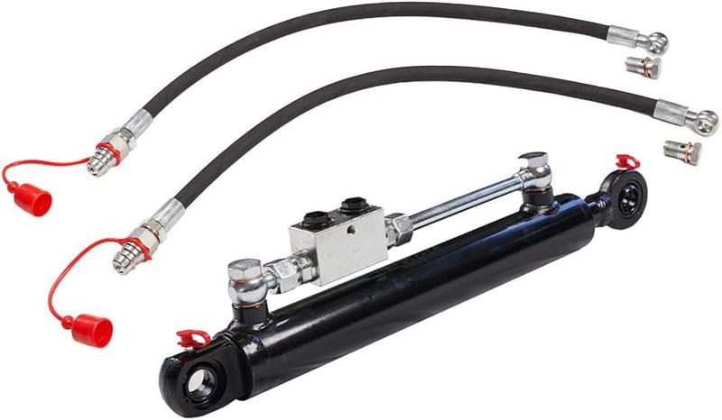 Hydraulischer Oberlenker Kat. 1-1 mit Sperrblock Inklusive 2 Schläuchen (Länge wählbar) (Min/Max:410