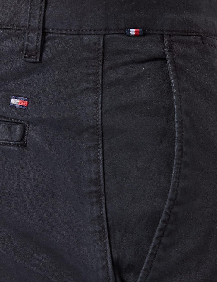 Tommy Hilfiger Herren Gewebte Hosen 28W / 36L Schwarz (Black), 28W / 36L Schwarz (Black)