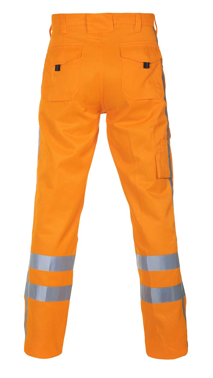 EN 471-RWS Summertrouser, orange 46 Neonorange, 46 Neonorange