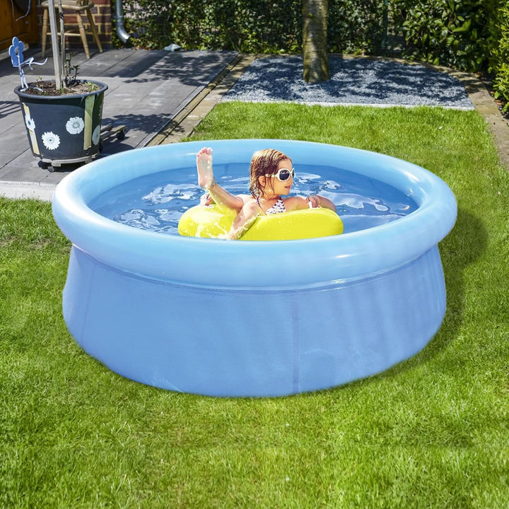 Aufblasbarer Pool, Swimming Pool, Round Bath Tub, Soft Easy to Inflate, Inflated Bathtub for Home, G
