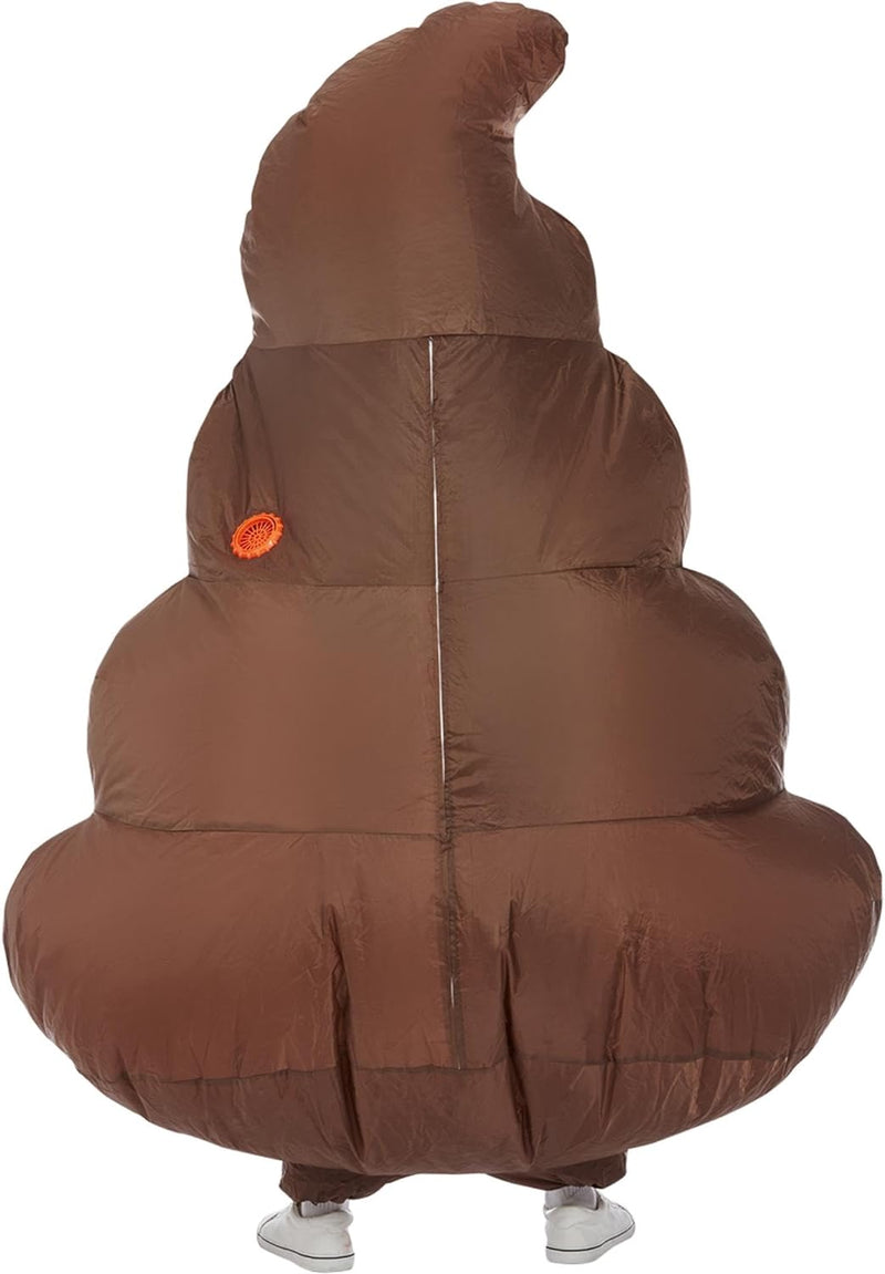 Smiffys 63057 Aufblasbares Hundekostüm, Unisex Erwachsene, braun, Einheitsgrösse