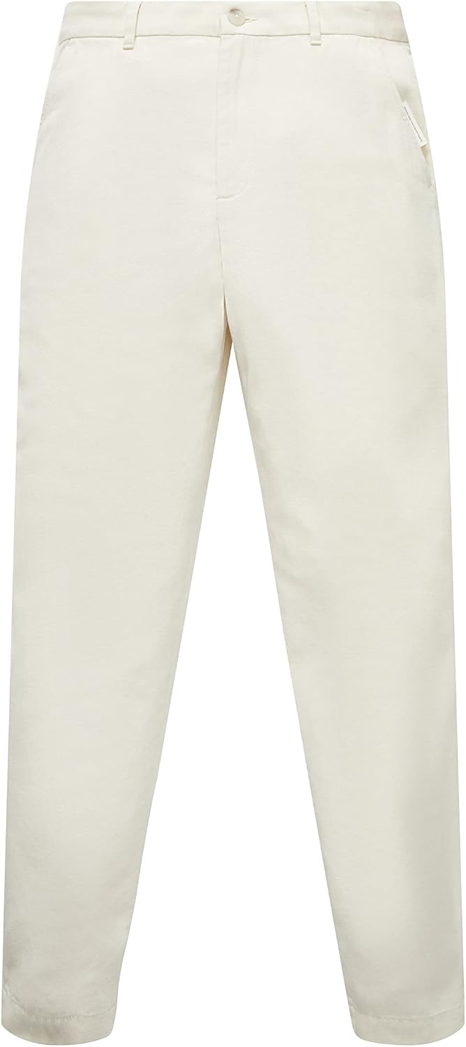 TOM TAILOR Herren Relaxed Tapered Chino Hose 31 13808 - Creme, 31 13808 - Creme
