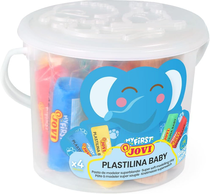 My First Jovi Plastilin Baby, sehr leicht formbare Modelliermasse für Kleinkinder ab 12 Monaten, Set