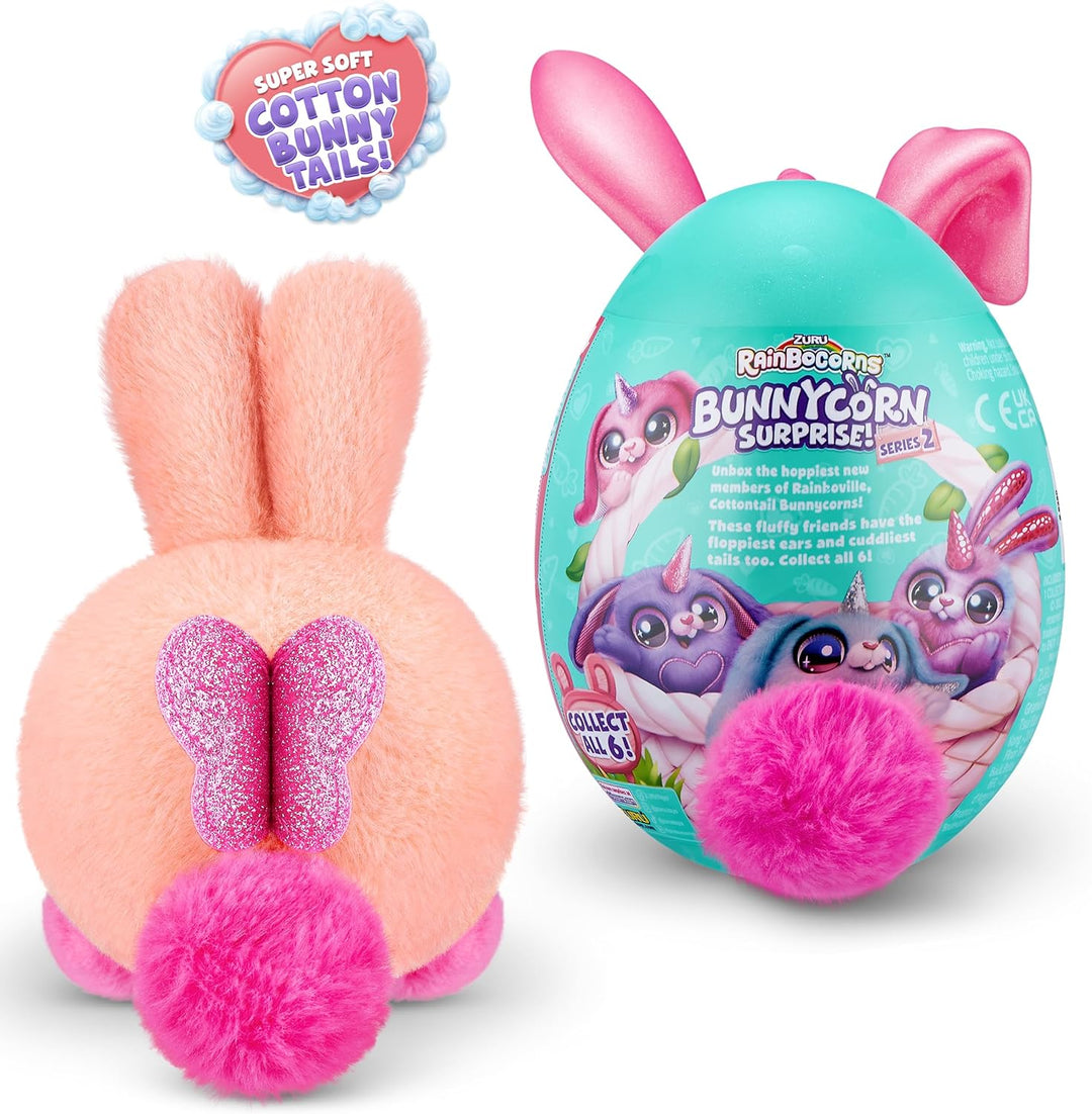 Rainbocorns 9292 Bunnycorn Surprise Serie 2, 4 Überraschungen im Inneren, Sammeln, (2er-Pack) Plüsch
